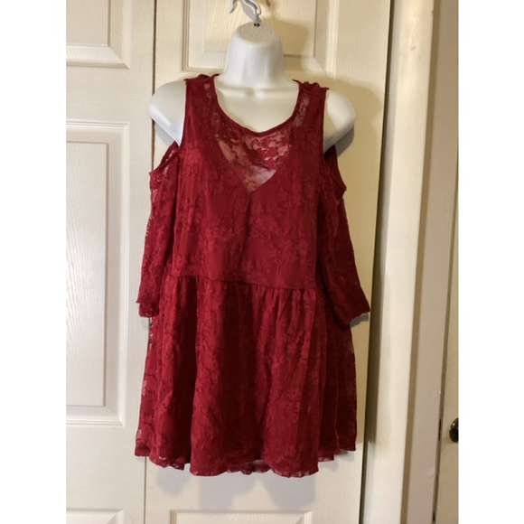 Torrid Burgundy Dress - Picture 1 of 8